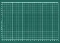 SNIJMAT 220X300MM A4 3-LAAGS GROEN