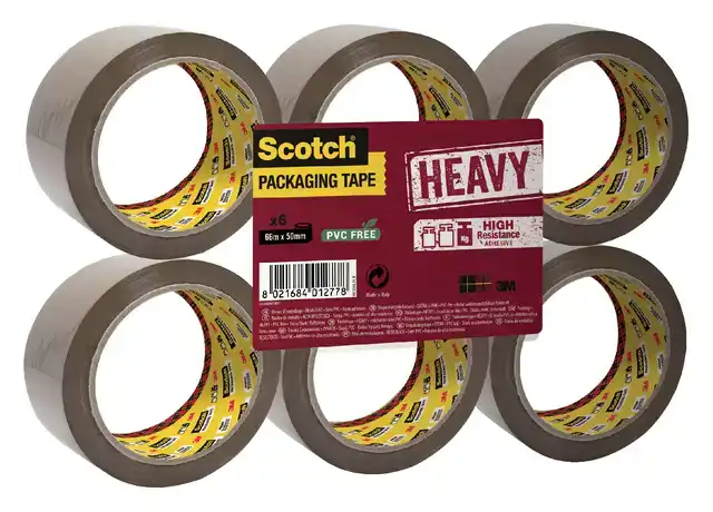 VERPAKKINGSTAPE SCOTCH HEAVY 50MMX66M