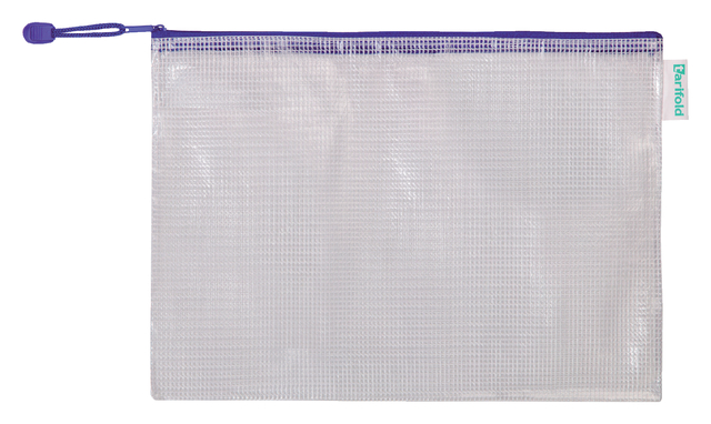 OPBERGTAS ZIPPER MET RITS 330X240MM PVC