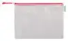 OPBERGTAS ZIPPER MET RITS 330X240MM PVC