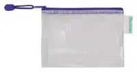 OPBERGTAS ZIPPER MET RITS 175X125MM PVC