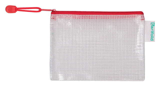 OPBERGTAS ZIPPER MET RITS 160X110MM PVC