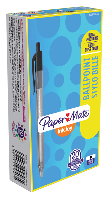 BALPEN PAPERMATE INKJOY 100 RT M ZWART
