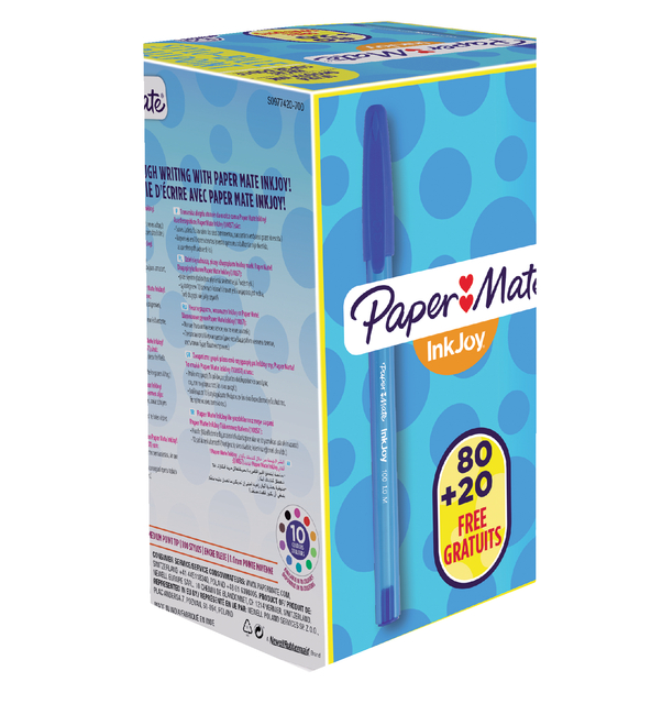 BALPEN PAPERMATE INKJOY 100 VALUEPACK M