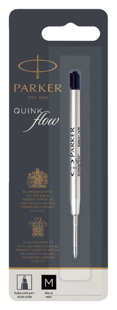 BALPENVULLING PARKER QUINKFLOW M ZWART