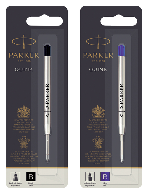 BALPENVULLING PARKER QUINK BREED BLAUW