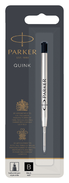 BALPENVULLING PARKER QUINK BREED ZWART