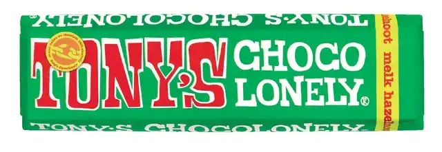 CHOCOLADE TONY CHOCOLONELY HAZELNOOT