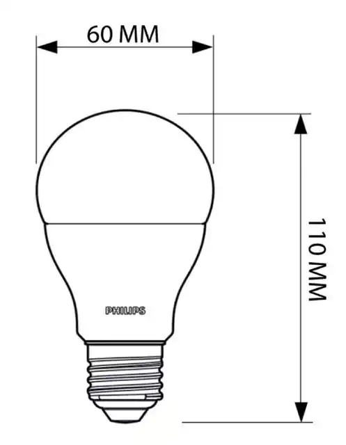 LEDLAMP PHILIPS E27 13.5-100W 827