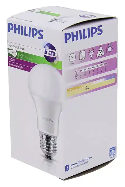 LEDLAMP PHILIPS E27 13.5-100W 827