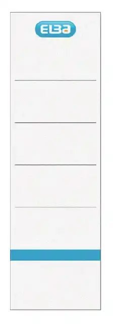 RUGETIKET ELBA BREED 59X190MM ZK WT BL