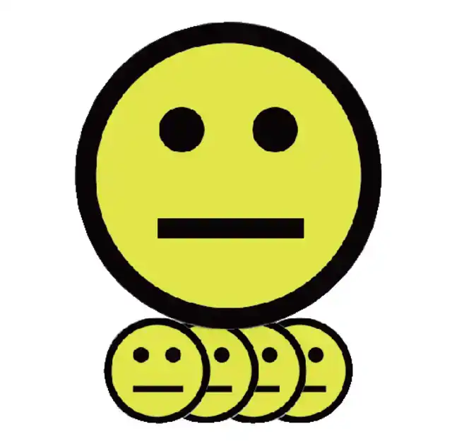 MAGNEET SMILEY 25MM EMOTIE NEUTRAAL