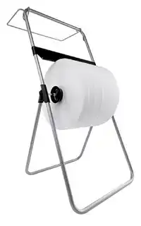 POETSPAPIERDISPENSER SATINO CR1 ZILVER