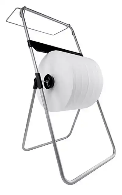 POETSPAPIERDISPENSER SATINO CR1 ZILVER