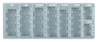 MUNTINZETBAK PAVO 275X110X20MM GRIJS