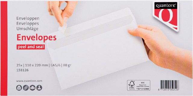 ENVELOP QUANTORE BANK EA5/6 110X220