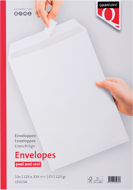 ENVELOP QUANTORE AKTE C4 229X324 120GR