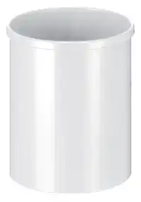 PAPIERBAK ROND 15LTR WIT