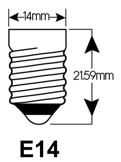 LEDLAMP INTEGRAL E14 2700K WARM WIT 2W