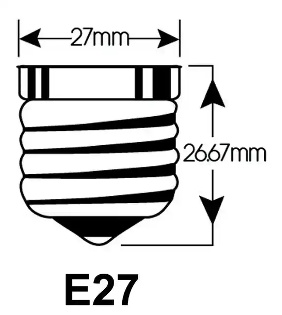 LEDLAMP INTEGRAL E27 2700K WARM WIT 2W