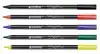 BRUSHPEN EDDING 4200 PORSELEIN ROOD