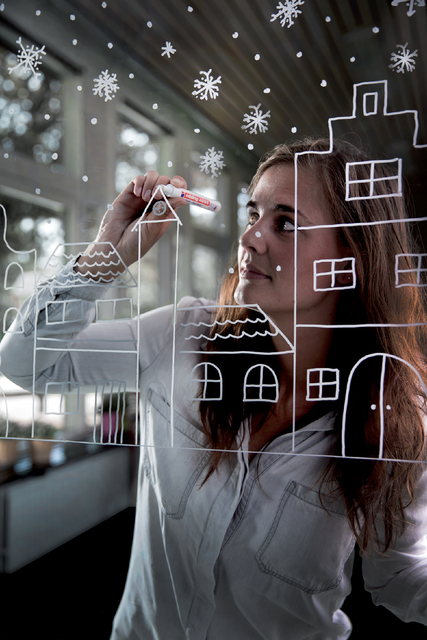 KRIJTSTIFT EDDING 4095 ROND 2-3MM WIT