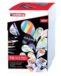 BRUSHPEN EDDING COLOUR HAPPY ASSORTI