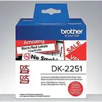 ETIKET BROTHER DK22251 DOORLOPEND 62MM