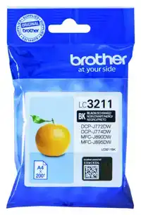 INKTCARTRIDGE BROTHER LC-3211BK ZWART