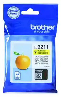 INKTCARTRIDGE BROTHER LC-3211Y GEEL