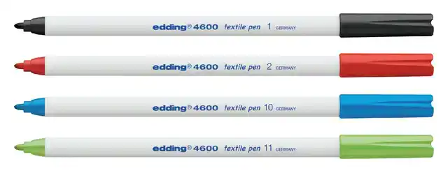 TEXTIELMARKER EDDING 4600 ROND 1MM