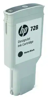 INKTCARTRIDGE HP F9J68A 728 MAT ZWART