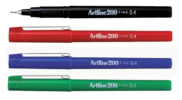 FINELINER ARTLINE 200 ROND F GROEN