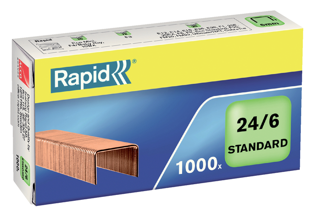 NIETEN RAPID 24/6 VERKOPERD STANDAARD