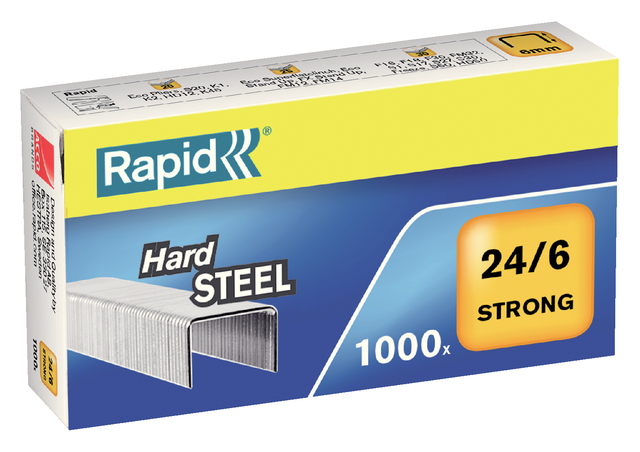 NIETEN RAPID 24/6 STAAL STRONG 1000ST