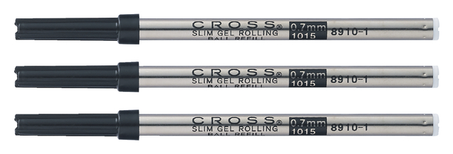 ROLLERPENVULLING CROSS SLIM ZWART