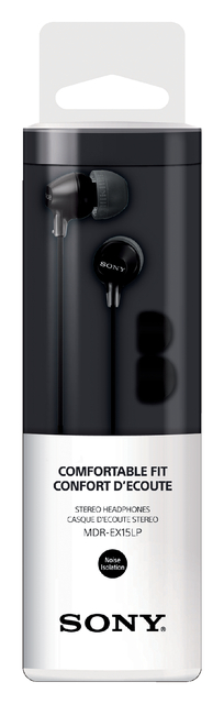 OORTELEFOON SONY EX15LP BASIC ZWART