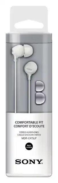 OORTELEFOON SONY EX15LP BASIC WIT
