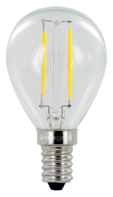 LEDLAMP INTEGRAL E14 2700K WARM WIT 2W