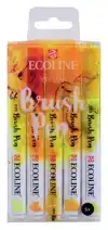 BRUSHPEN TALENS ECOLINE SET 5 STUKS