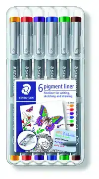 FINELINER STAEDTLER PIGMENT 308 0.3MM 6