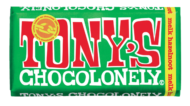 CHOCOLADE TONY CHOCOLONELY MELK HAZELNT