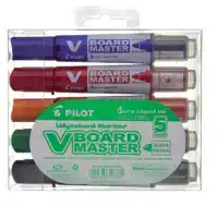 VILTSTIFT PILOT BEGREEN WHITEBOARD ROND