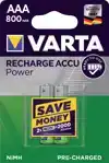 BATTERIJ OPLAADBAAR VARTA AAA 800MAH