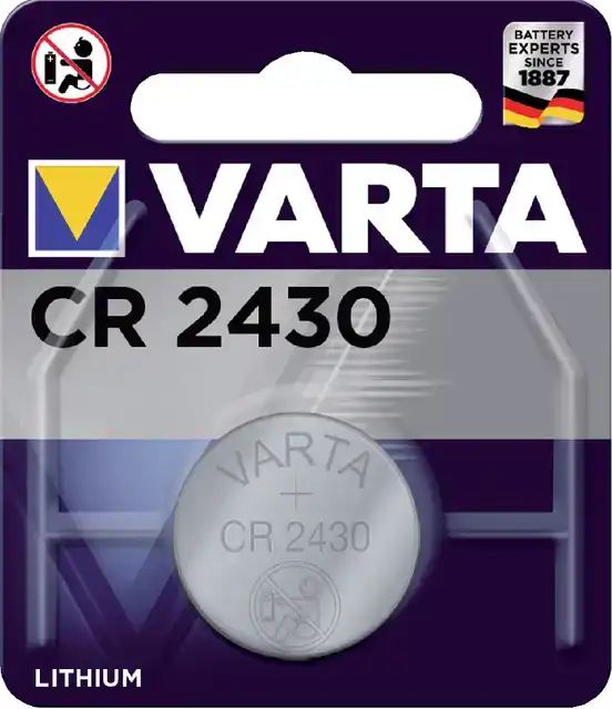 BATTERIJ VARTA CR2430 LITHIUM