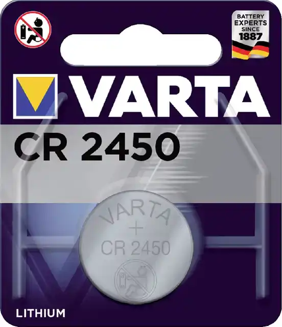BATTERIJ VARTA CR2450 LITHIUM