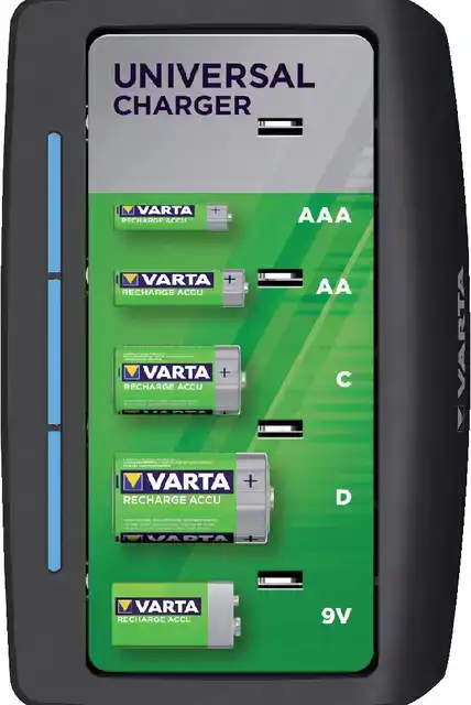 BATTERIJ OPLADER VARTA UNIVERSEEL