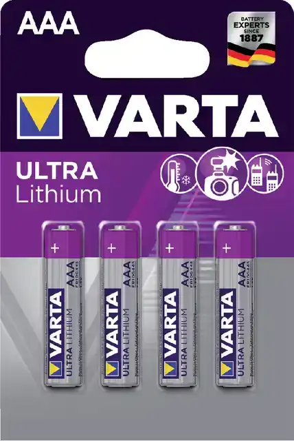 BATTERIJ VARTA AAA ULTRA LITHIUM