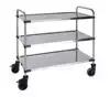SERVEERWAGEN 3 PLATEAUS 870X570X950MM