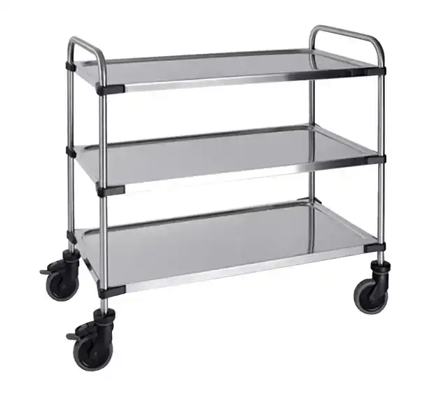 SERVEERWAGEN 3 PLATEAUS 870X570X950MM